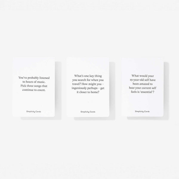 Charles And Marie SIMPLICITY CARDS | KARTENSPIEL Für Mehr Gelassenheit Ruhe & Klarheit | English Edition | The School Of Life