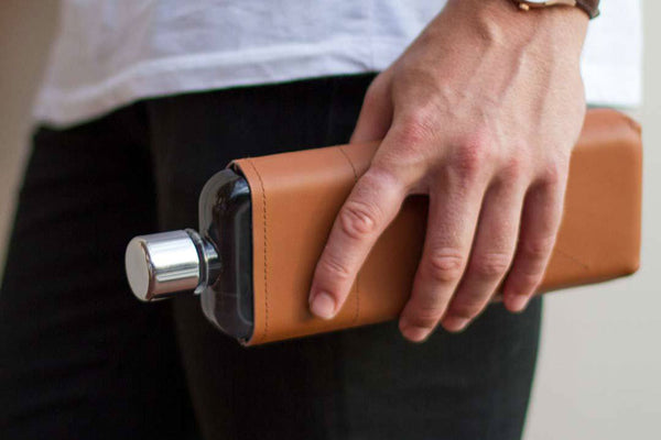 Charles And Marie SLIM Memobottle | Flache Wiederverwendbare TRINK- & WASSERFLASCHE | 450ml