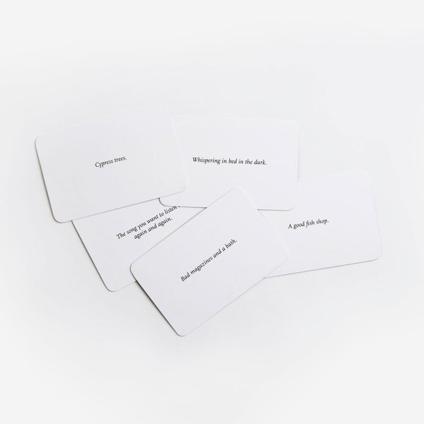 Charles And Marie SMALL PLEASURES | KARTENSET | Englische Edition | The School Of Life