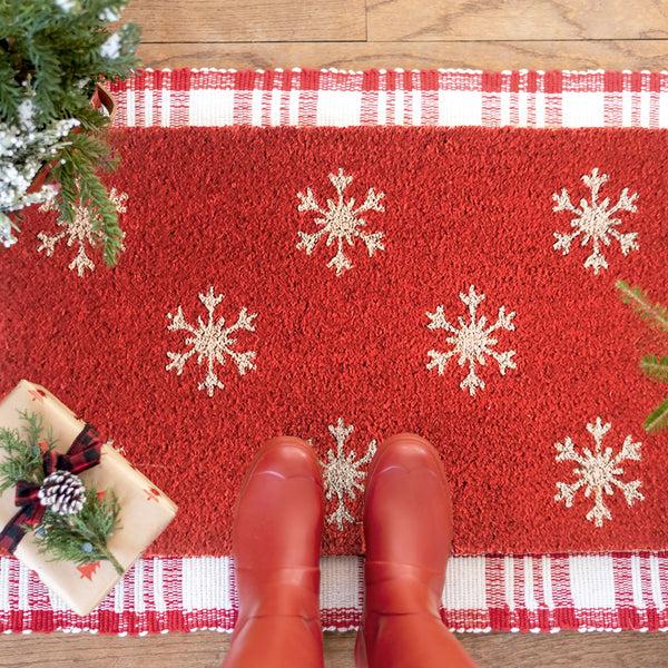 charles and marie SNOW FLAKES | FUSSMATTE | 70x40 cm | Fisura