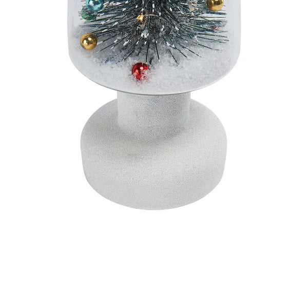Charles And Marie SNOWY WONDERLAND Large - Grosser Glas-TANNENBAUM Mit LED Beleuchtung - 56 Cm Hoch | MoMA