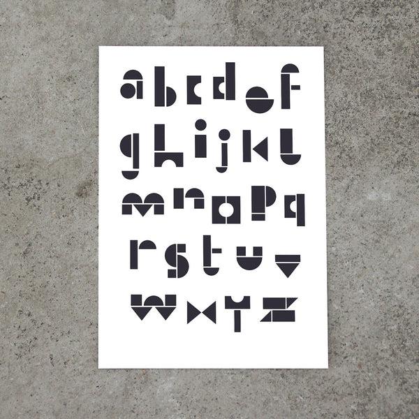 Charles And Marie SNUG.ABC | Buchstaben POSTKARTEN-SET | Snug Studio