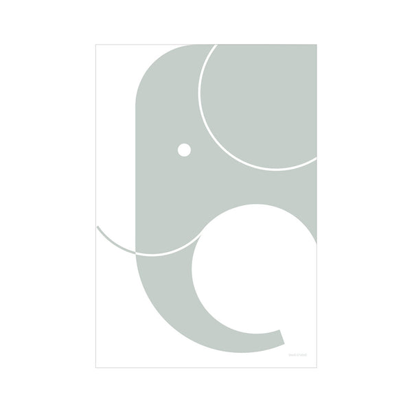 Charles And Marie SNUG.ELEPHANT | Elefanten POSTER | 50x70 Cm | Snug Studio