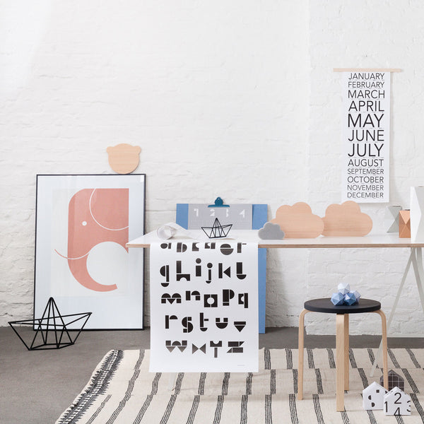 Charles And Marie SNUG.ELEPHANT | Elefanten POSTER | 50x70 Cm | Snug Studio