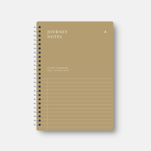 Charles And Marie SOFT SPIRAL NOTEBOOK A5 - NOTIZBUCH Mit Spiralbindung | Somewhere