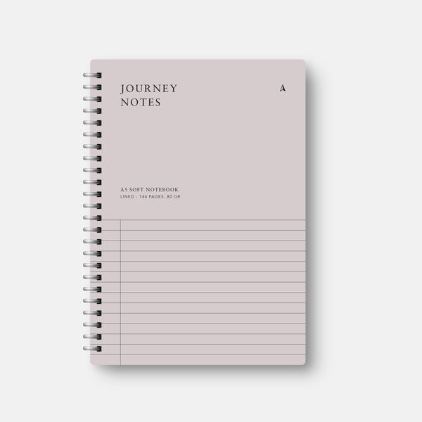 Charles And Marie SOFT SPIRAL NOTEBOOK A5 - NOTIZBUCH Mit Spiralbindung | Somewhere