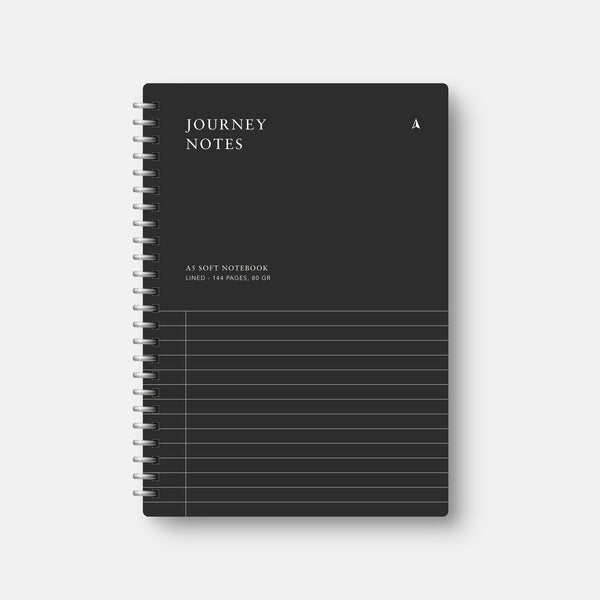 charles and marie SOFT SPIRAL NOTEBOOK A5 - NOTIZBUCH mit Spiralbindung | Somewhere