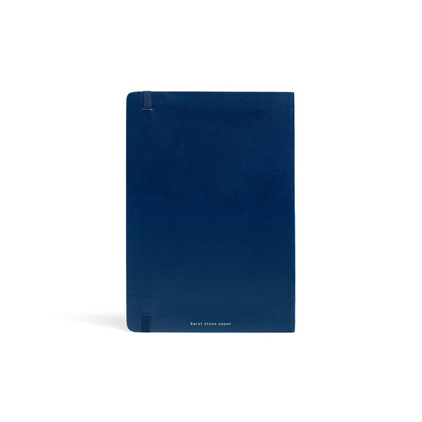 Charles And Marie Softcover NOTEBOOK A5 | Navy-blaues NOTIZBUCH | Karst Stone Paper