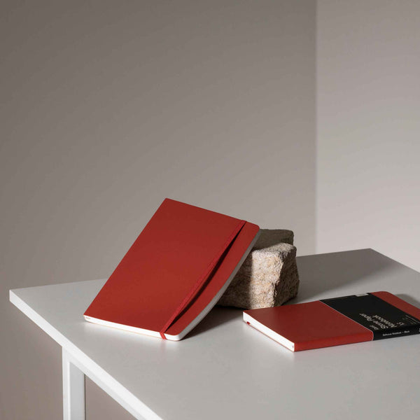 Charles And Marie Softcover NOTEBOOK A5 - Pinot-rotes NOTIZBUCH | Karst Stone Paper