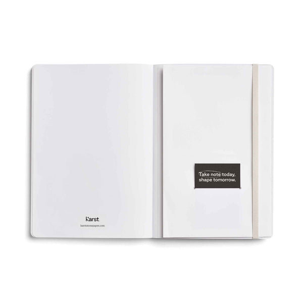 Charles And Marie Softcover NOTEBOOK A5 - Pinot-rotes NOTIZBUCH | Karst Stone Paper