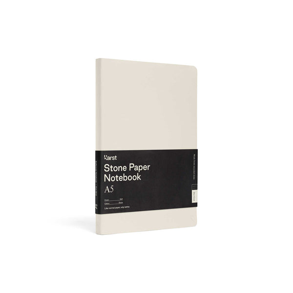 charles and marie Softcover NOTEBOOK A5 | Stone-graues NOTIZBUCH | Karst Stone Paper