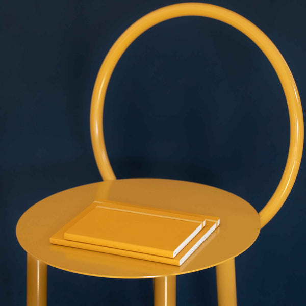 Charles And Marie Softcover NOTEBOOK A5 - Turmeric-gelbes NOTIZBUCH | Karst Stone Paper