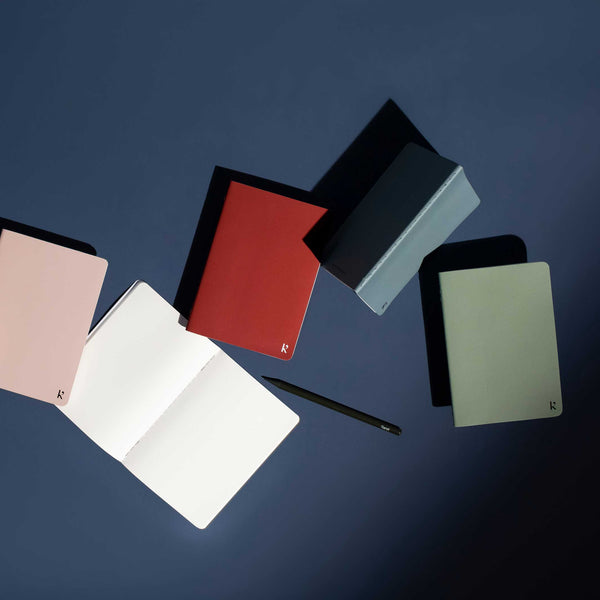 Charles And Marie Softcover Pocket JOURNAL | Kleines NOTIZBUCH | A6 Blanko | Karst Stone Paper