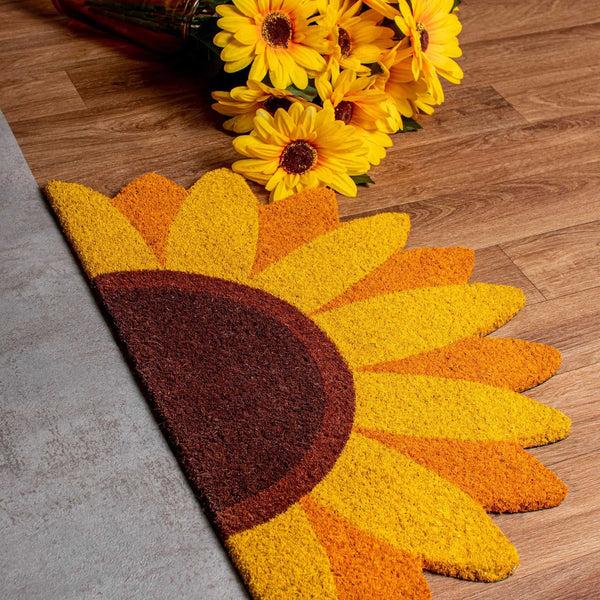 charles and marie SONNENBLUME | FUSSMATTE | 70x40 cm | Fisura