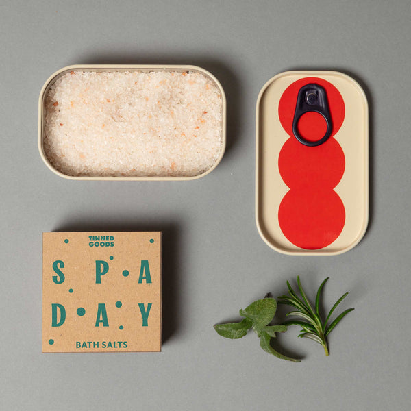 Charles And Marie SPA DAY - Tinned Goods - Badesalz Für Die Reise | Block Design