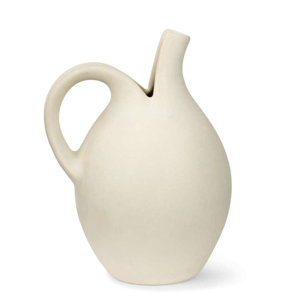 Charles And Marie SPALTEKANDEN #64 | Gebrochen Weisse KARAFFE & VASE | Eva Staehr-Nielsen | Spring Copenhagen