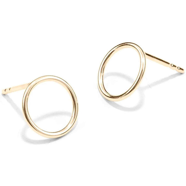 charles and marie SPIRAL - 14 Karat Gold OHRSTECKER - D=10 mm | Jonathan Radetz