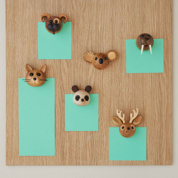 Charles And Marie SPIRIT - Kühlschrankmagnet - Hölzener Hirsch | Chresten Sommer | Spring Copenhagen