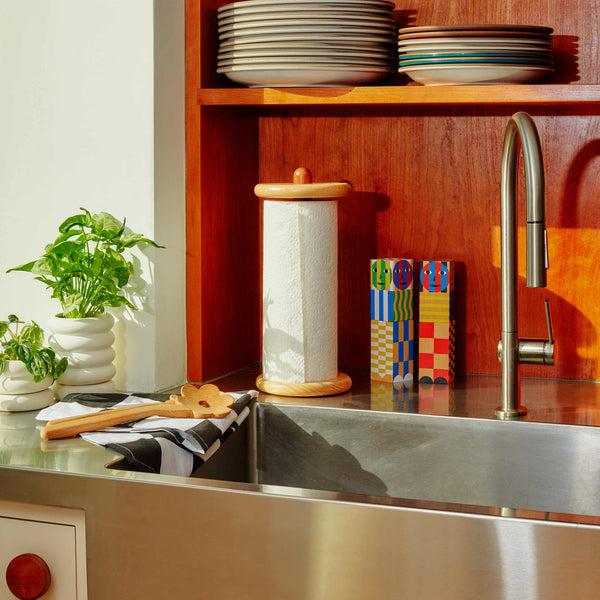 Charles And Marie SPOOL Natur | KÜCHENROLLENHALTER | Sam Stewart | Areaware