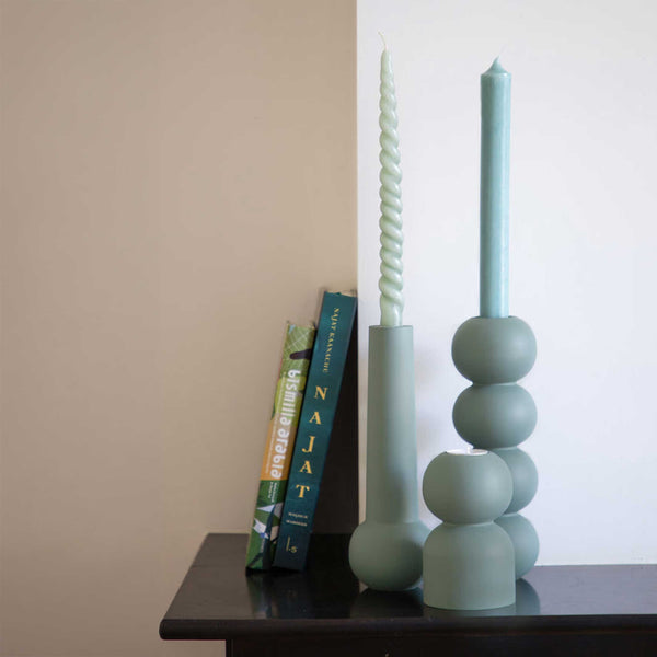 Charles And Marie STACK - 2-in-1 Multifunktionaler Holz-Kerzenhalter 32 Cm Hoch | Lemon Lily