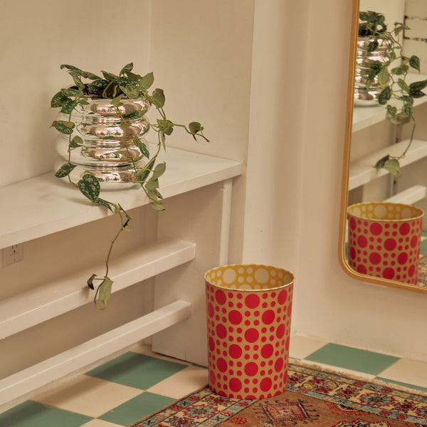 Charles And Marie STACKING PLANTER CHROM | Großes BLUMENGEFÄSS | Chen Chen & K. William | Areaware