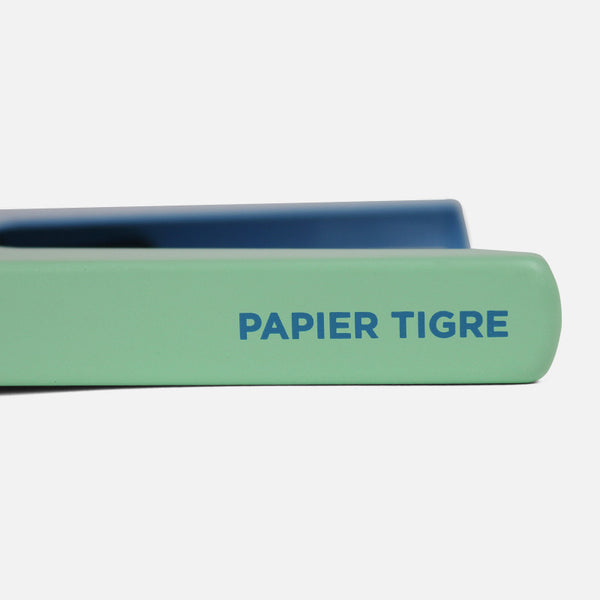 Charles And Marie STAPLER | Blaugrüner HEFTER | Papier Tigre
