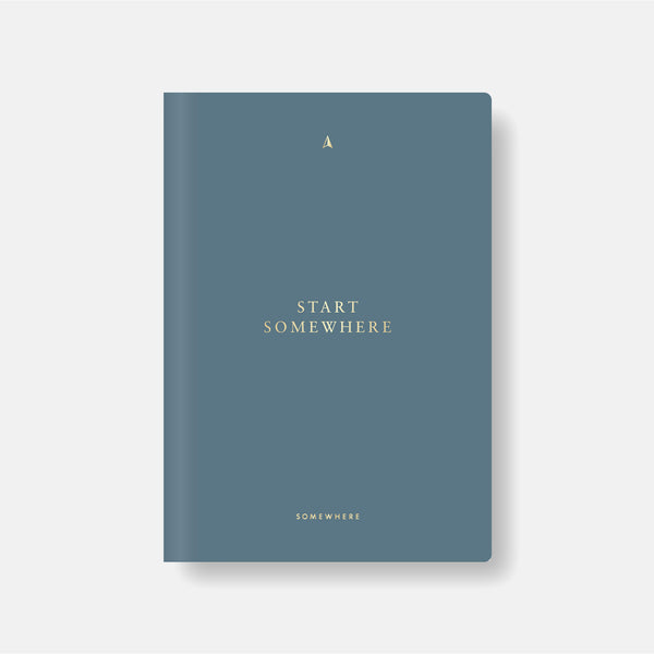 charles and marie START SOMEWHERE - Modulares Journal - A5 Softcover Notizbuch-Umschlag - Your Way Kollektion | Somewhere