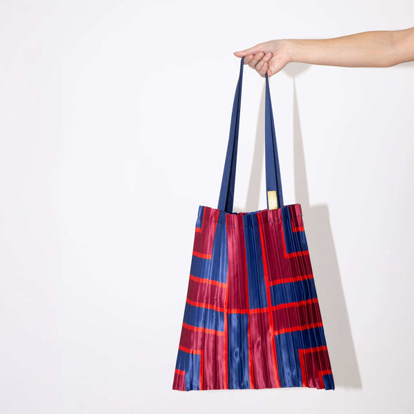 Charles And Marie STINTINO - Tasche - Plissiertes Satin - 40x48 Cm | Multitudes