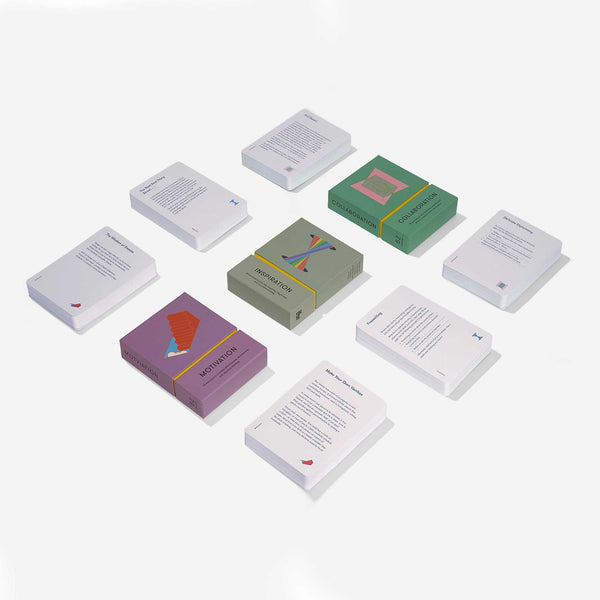 Charles And Marie STRATEGY Card Set | MOTIVATION COLLABORATION INSPIRATION | Set Of 3 | The School Of Life