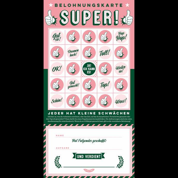 Charles And Marie SUPER | BELOHNUNGSKARTEN | 29x15 Cm | Stratier