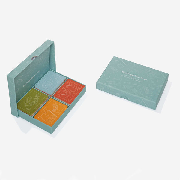 Charles And Marie THE COMPATIBILITY GAME | KARTEN-SET | 2 Sets Mit Je 80 Karten | English Edition | The School Of Life