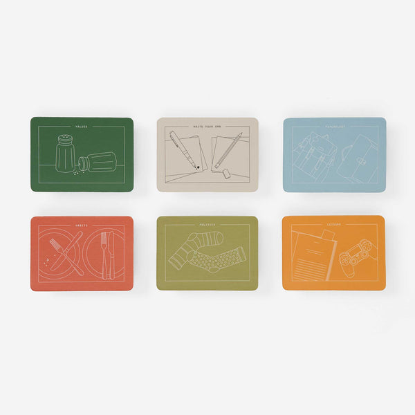 Charles And Marie THE COMPATIBILITY GAME | KARTEN-SET | 2 Sets Mit Je 80 Karten | English Edition | The School Of Life