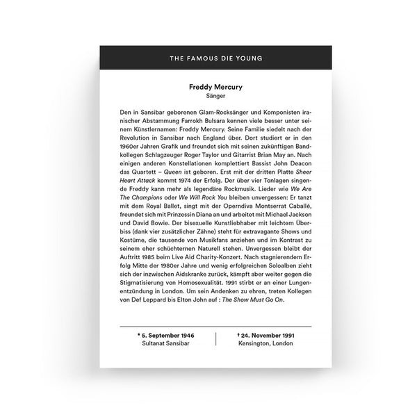 Charles And Marie THE FAMOUS DIE YOUNG | 365 Spannende KURZBIOGRAFIEN | Seltmann+söhne