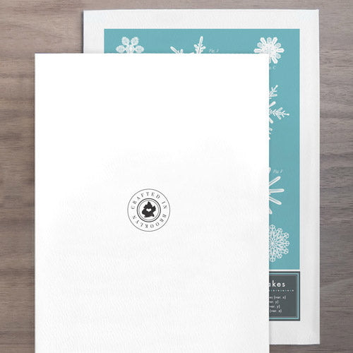 Charles And Marie The FRACTAL FORMATIONS Of SNOWFLAKES | GRUßKARTE | Pop Chart Lab