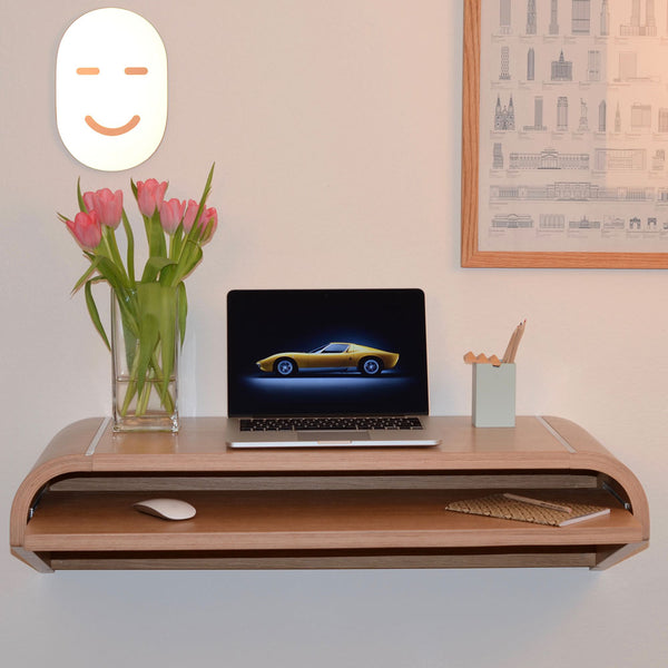 charles and marie The WALLDESK | schwebender WAND-SCHREIBTISCH