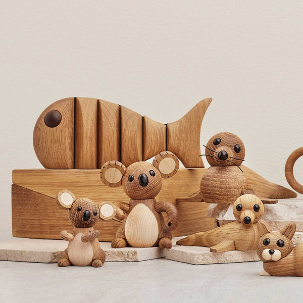 Charles And Marie THE WOOD FISH Mega | Riesiger Holz-FISCH 44 Cm | Mencke&vagnby | Spring Copenhagen