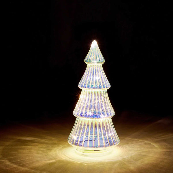 Charles And Marie TIERED - Glas-TANNENBAUM Mit LED Beleuchtung - 22 Cm Hoch | MoMA