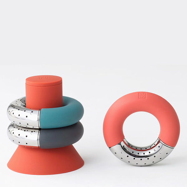 charles and marie TORUS | TEE-SIEB-SET | 4-teilig | Andrea Ponti | Ommo