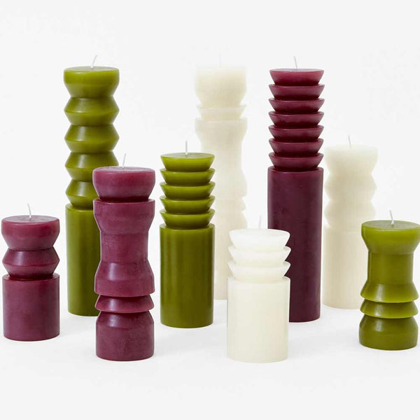 Charles And Marie TOTEM | Farben: Garten | KERZEN | Grain | Areaware