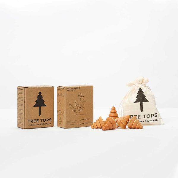 Charles And Marie Tree Tops - 5er Set Kreisel - Karl Zahn | Areaware