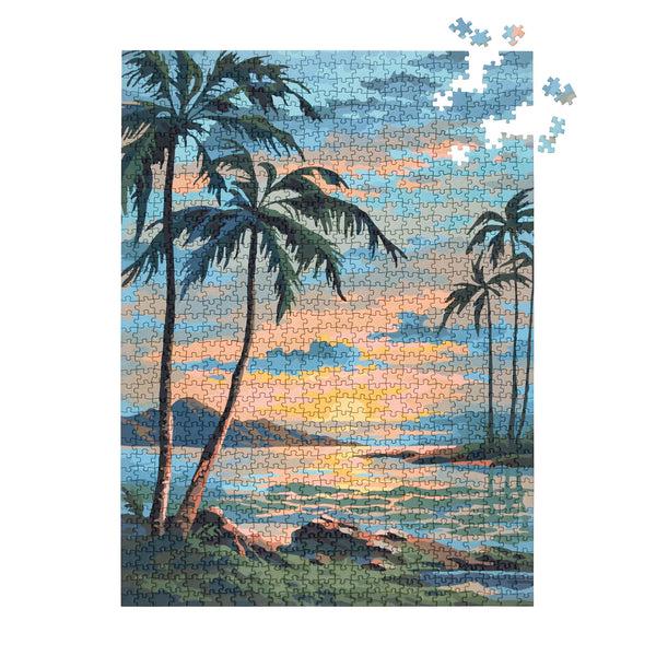 Charles And Marie TROPICS - Vintage Paint By Numbers - Puzzle 1.000 Teile | Parkside