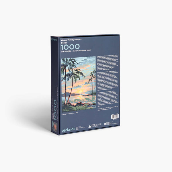 Charles And Marie TROPICS - Vintage Paint By Numbers - Puzzle 1.000 Teile | Parkside