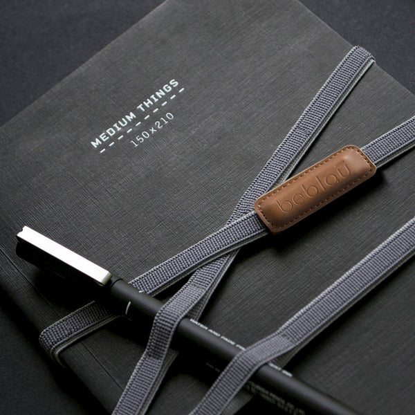 charles and marie TWIST | Elastischer Gummiband-ORGANIZER mit Magnet | 2er Set | 31 & 40 cm | beblau