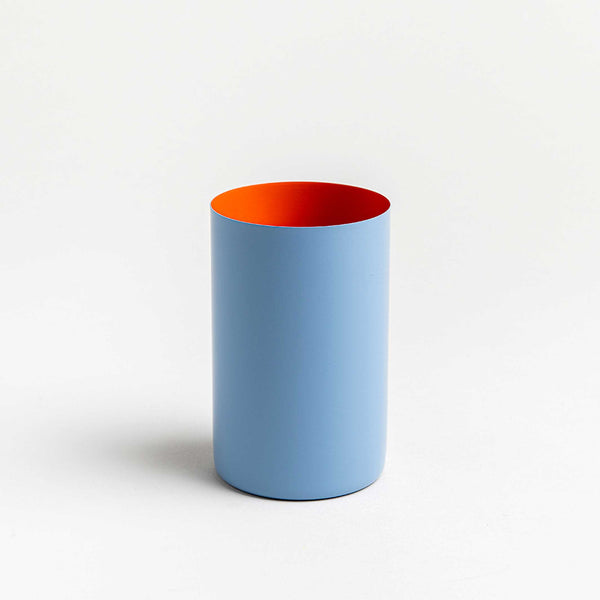 Charles And Marie TWO TONE Pencil Holder - Stahlblau-oranger STIFTEHALTER - Two Tone Kollektion | Somewhere