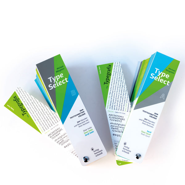 Charles And Marie TYPESELECT - Text-Schriften-Fächer | Michael Wörgötter | Hermann Schmidt Verlag