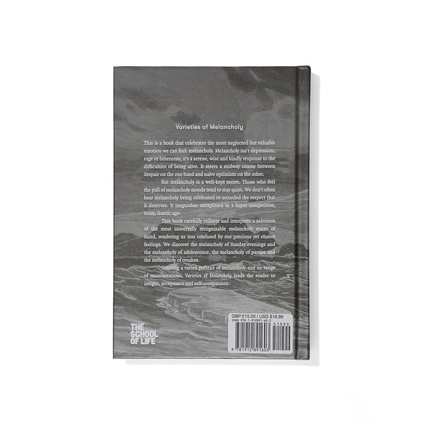 Charles And Marie VARIETIES OF MELANCHOLY | BUCH | English Edition | The School Of Life