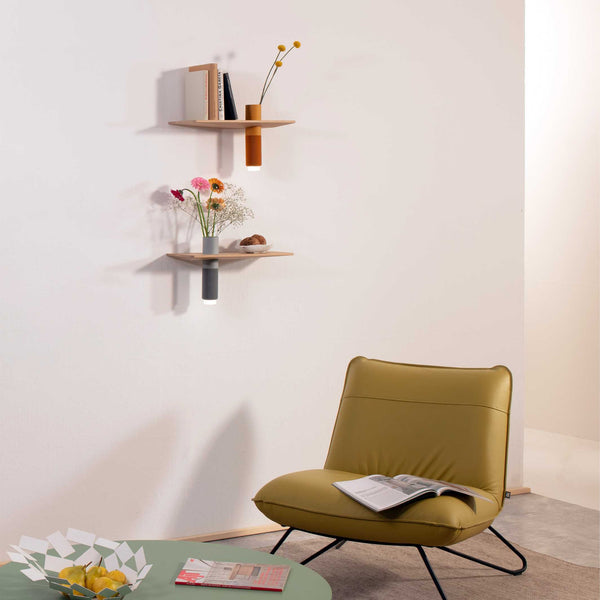 Charles And Marie VASEBOARD M - Wandregalsystem Mit Modularer Vase - 3D Druck | Greenior