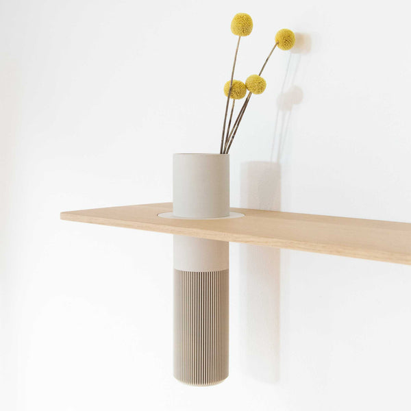 Charles And Marie VASEBOARD M - Wandregalsystem Mit Modularer Vase - 3D Druck | Greenior