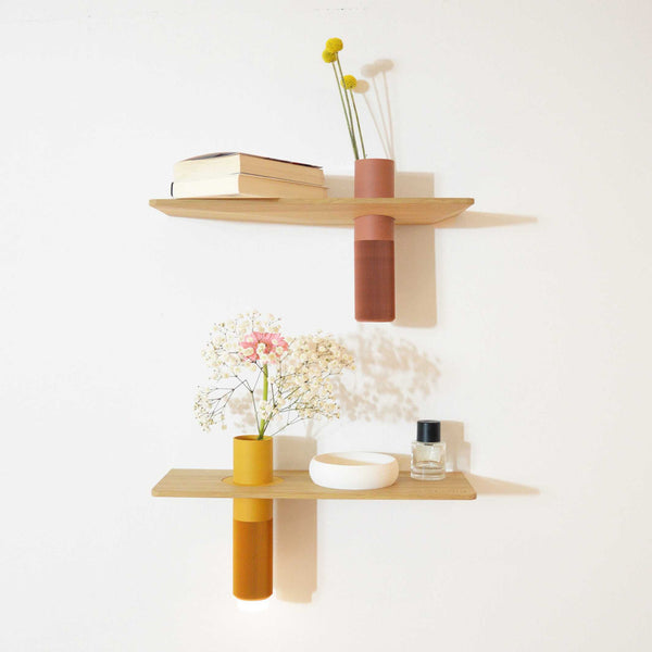 charles and marie VASEBOARD M - Wandregalsystem mit modularer Vase - 3D Druck | greenior