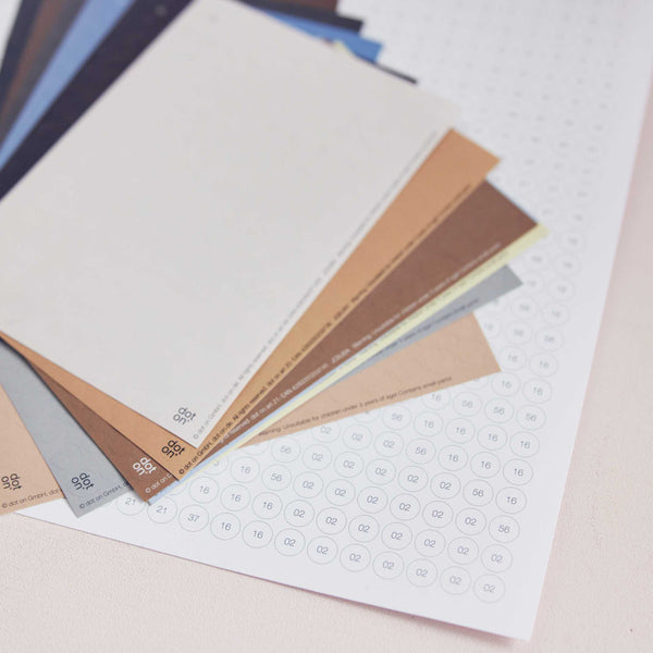 Charles And Marie VERMEER PIXELART - Kleben Nach Zahlen Mit Stickern - 50x70 Cm | Dot On